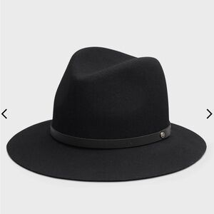 rag & bone Black Fedora Hat